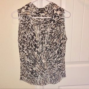 BEBE Top size small Y2K animal Print